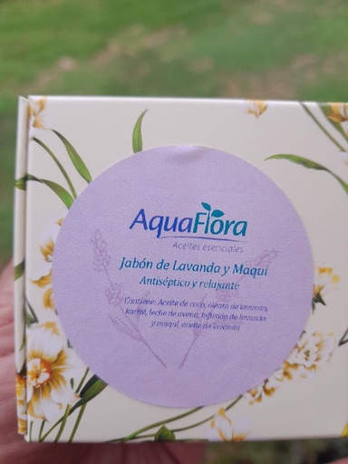 Jabón artesanal Lavanda-maqui 60gr